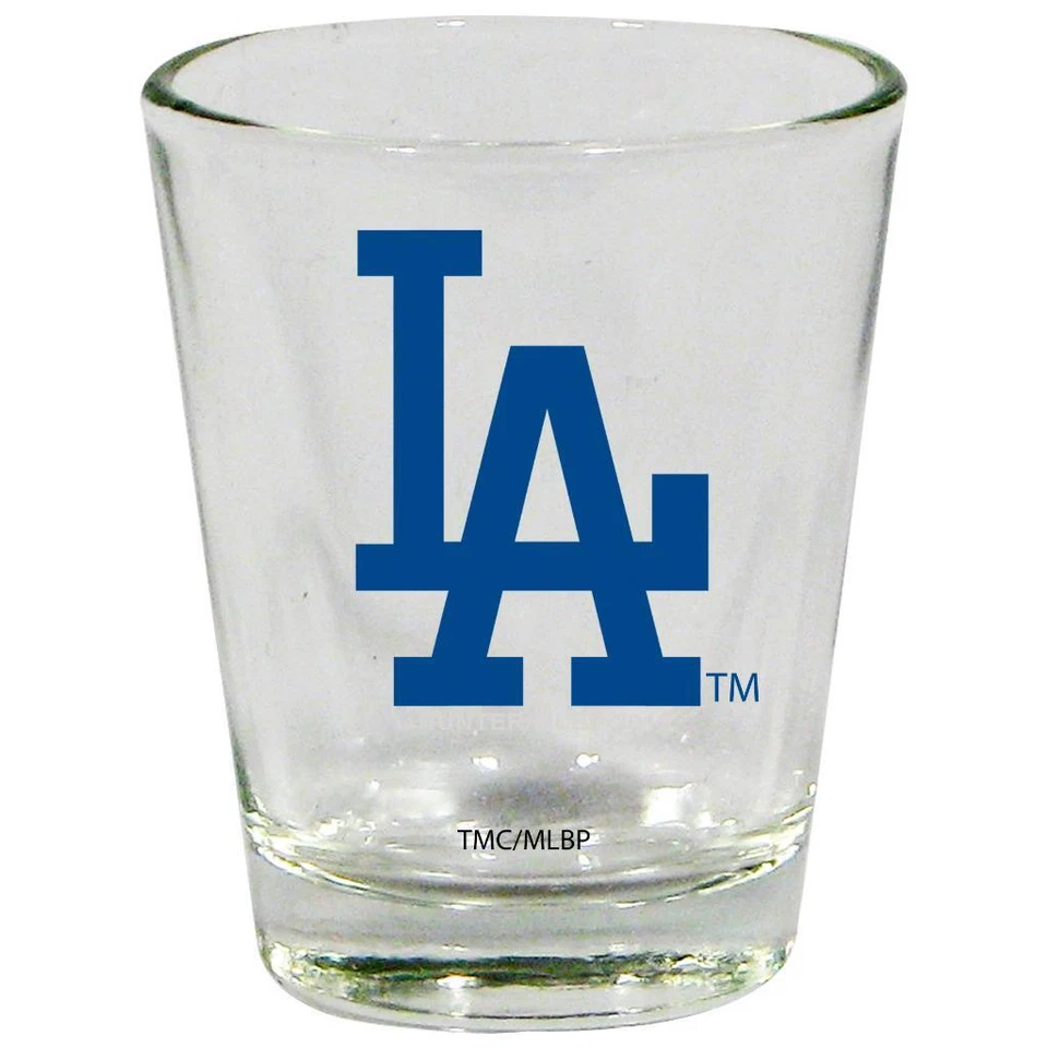 Los Angeles Dodgers 2 Ounce Clear Shot Glass [NEW] MLB Drink Pint Glass Bar - Image 1 of 1