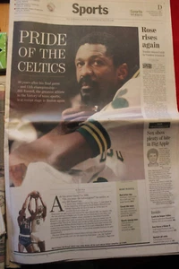 1999 Sports Section-Boston Globe Newspaper-Pride of the Celtics-Bill Russell - Picture 1 of 1
