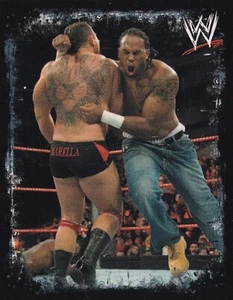 Shad Gaspard & Santino Marella 2009 Topps WWE Rivals Album Stickers Card #162 Sp - Picture 1 of 12