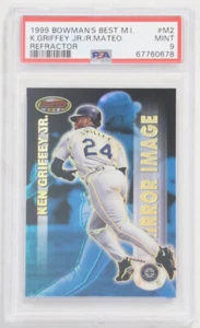1999 Bowman’s Best Mirror Image Ken Griffey Jr. Mateo Refractor #M2 PSA 9 Mint - Picture 1 of 2
