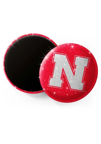 Nebraska Cornhuskers Glitter Magnets Cover
