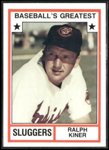 1987 TCMA 1982 Greatest Sluggers #5 Ralph Kiner - Imagen 1 de 2