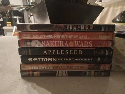 7 Film Animation DVD Lot (Akira, Star Wars, Batman, Appleseed and more) - Image 1 of 4