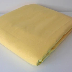 Luxury Bed Fitted Sheet 100% Cotton Deep 25cm Yellow Single Double King Pillow - Afbeelding 1 van 3