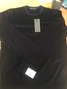 VERSACE PULLOVER WOLLE DUNKELBLAU NEU I UNGETRAGEN GRÖßE M-L I 52 - Bild 1 von 7