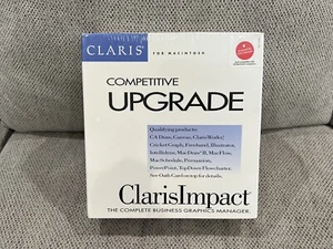 Claris ClarisImpact Macintosh Vintage Software Business Grafik Upgrade 86311U - Bild 1 von 3