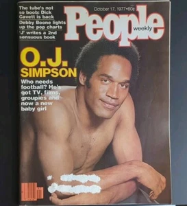O.J. Simpson VTG People Magazine Cover October 17, 1977  - Bild 1 von 6