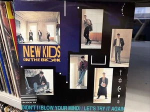 NEW KIDS ON THE BLOCK NKOTB LETS TRY IT AGAIN DIDN'T I  12" IMPORT REMIXES - Picture 1 of 2