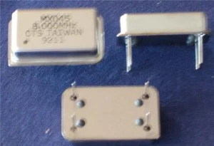 CTS 8.000Mhz MX045 OSCILLATORE OROLOGIO CRISTALLO (qtà 5) *** NUOVO *** - Foto 1 di 1