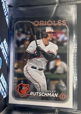 2024 Topps Series 1 Super Box Oversized OTB-16  Adley Rutschman - Orioles EX - Image 1 of 4
