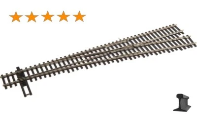 Walthers HO Scale ~ Code 83 Nickel Silver DCC Friendly #6 Turnout Right ~ 83018 - Image 1 of 4