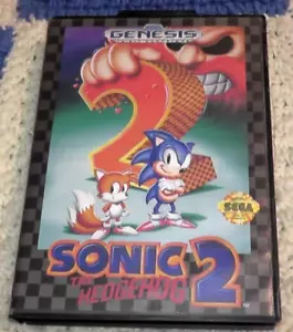 Sonic The Hedgehog 2 Sega Genesis Game In Original Box Working Authentic 1992 - Picture 1 of 8