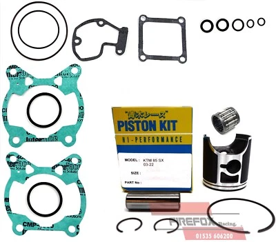 Комплект для восстановления верхнего конца поршня и прокладок KTM85 SX 2015 2016 47 мм Mitaka Inc - Изображение 1 из 4