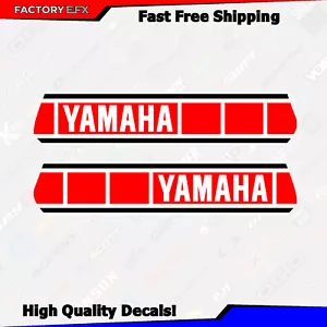 1979 Euro Model Perforated Tank badges fits Yamaha YZ 125 250 sticker graphic - Picture 1 of 1