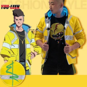 Giacca Edgerunners David Martinez Colletto Leggero Cappotto Cosplay Abbigliamento Uomo Top - Foto 1 di 10