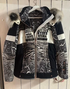 Damen Ski Jacke von SPORTALM Kitzbühel Gr. 46 mit Pelz - Bild 1 von 6