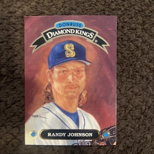 RANDY JOHNSON 1991 Donruss Diamond Kings card #DK-22 Seattle Mariners - Picture 1 of 2