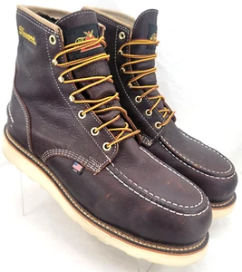 Thorogood 91188 Brown Leather Waterproof Steel Toe EH Work Boots Men's US 12EE - Picture 1 of 9