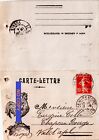 1916Lot De 6 Carte-Lettres Colle Lacroix Epinal Val D'ajol 88 Remiremont Lecuyer