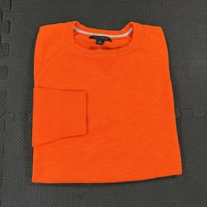 Banana Republic Raglan Pullover Herren groß orange leer Baumwolle Slub Pullover - Bild 1 von 7
