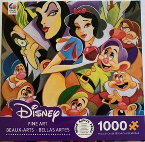 Disney Fine Art The Enchantment Of Snow White 1000 Piece Puzzle Maleficent New - Picture 1 of 6