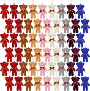 54 Pieces Mini Bear Toy 4.7 Inch Mini Plush Bear Soft Tiny Bear Doll Stuffed Ani - Picture 1 of 7