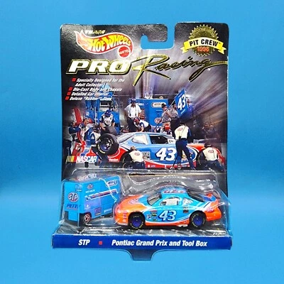 Hot Wheels Pit Crew Bobby Hamilton Pontiac Grand Prix 1998 coche #43 caja de herramientas v1 Foto 1 de 4