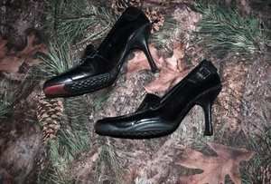 Materia Prima by Goffredo Fantini Damen-Pumps Pfennigabsatz schwarz Italien 7,5 M - Bild 1 von 5