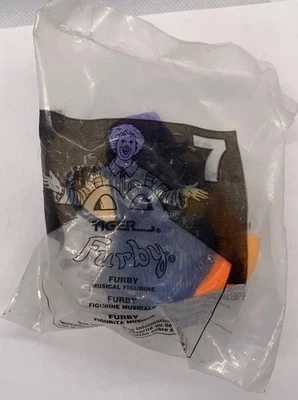 VINTAGE 2000 McDonald’s Happy Meal Toy #7 TIGER FURBY MUSICIAN NEW IN PKG! - Image 1 of 2