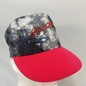 VINTAGE 80S CHEVROLET 'THE HEARTBEAT OF AMERICA' TURQUOISE BLUE NYLON SNAPBACK - Bild 1 von 7