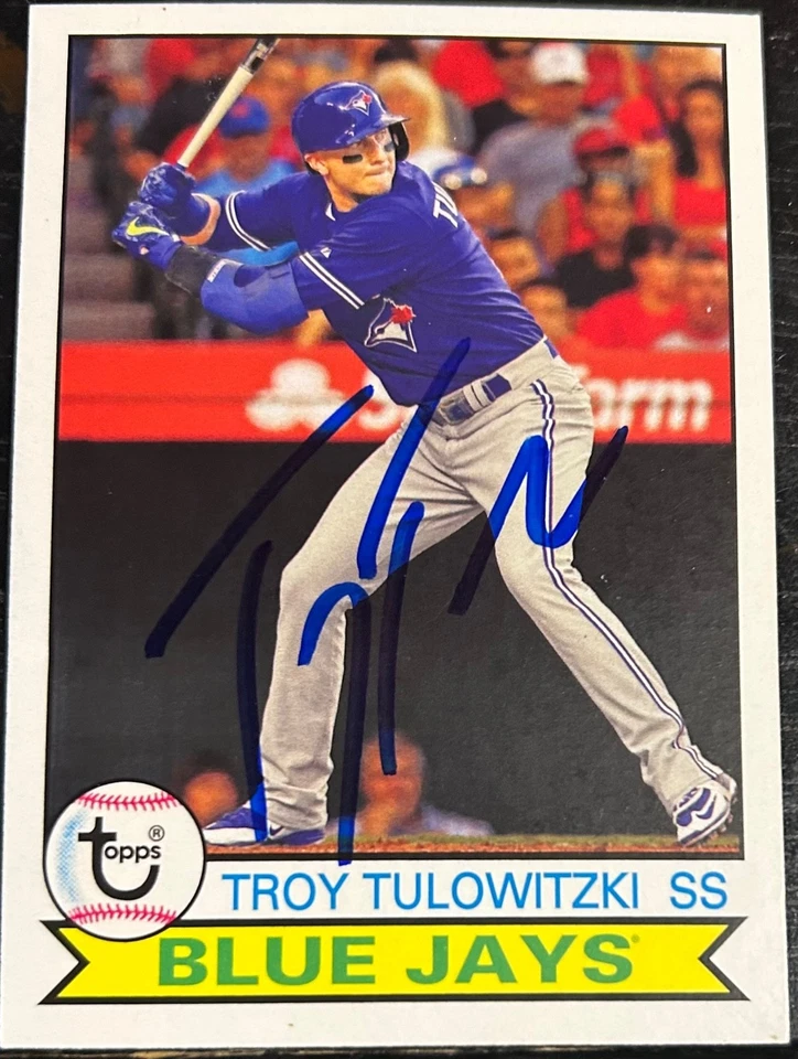 2016 Topps Archives TROY TULOWITZKI #136  Blue Jays 🔥 GORGEOUS Autograph 🔥 1/1 - Image 1 of 2