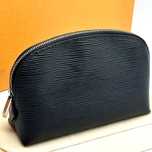 Louis Vuitton Pochette Cosmetic Epi Black Noir M41348 SR4196 Kosmetiktasche Etui - Bild 1 von 9