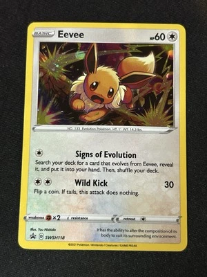 Eevee SWSH118 SWSH: Sword & Shield Promo Cards Holo - Image 1 of 2