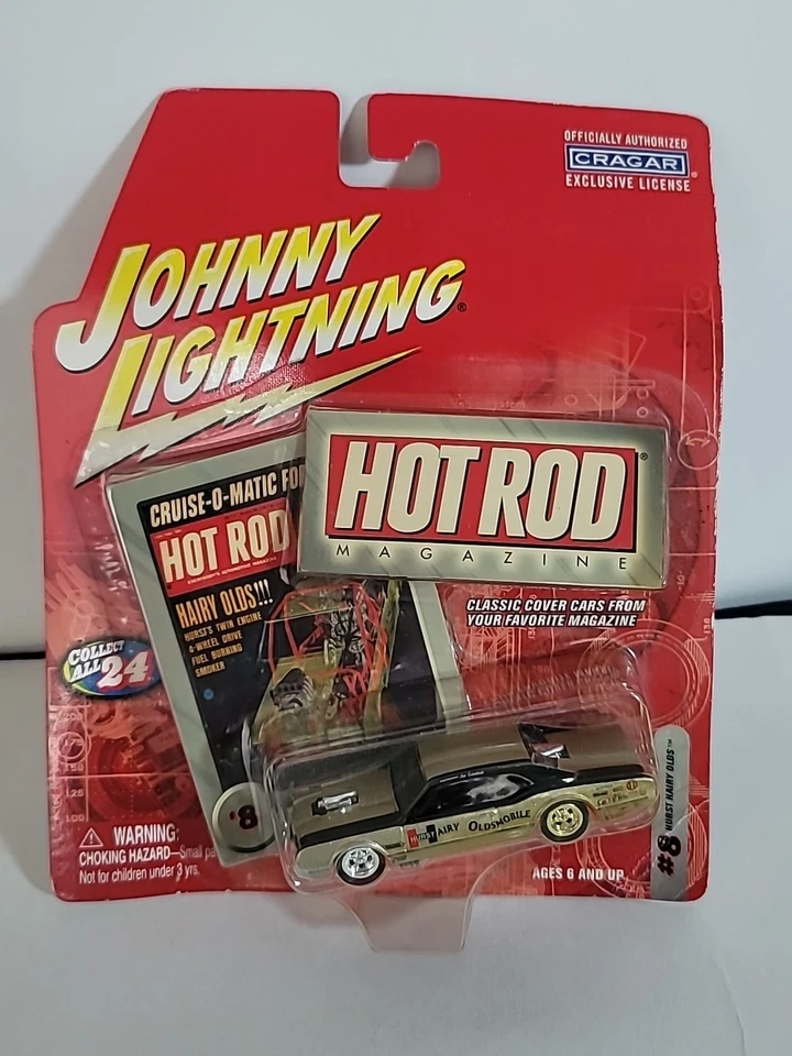 "Gentlemen Joe" Schubeck's Hurst Hairy Olds Johnny Lightning Hot Rod Magazine #8 - Image 1 of 4