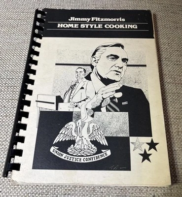 Jimmy Fitzmorris Homestyle Cooking LOUISIANA RECIPES Cookbook, 1980 SIGNED VG - Image 1 of 4