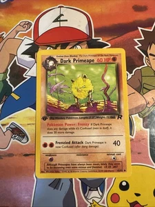 Dark Primeape 43/82 1st Edition Team Rocket WOTC Pokémon Card - Picture 1 of 13