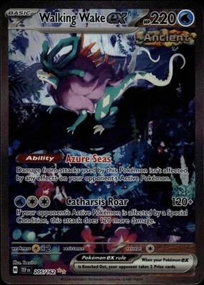 Walking Wake ex - 205/162 Special Illustration Rare SV05: Temporal Forces 205/16 - Image 1 of 2