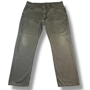 Levi's Men's Straight Leg Gray Wash Jeans Size 40x32 Distressed Casual Cotton - Picture 1 of 7