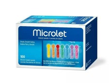 ???? BAYER CONTOUR ASCENSIA MICROLET LANCETS BOX OF 100 **BRAND NEW & SEALED**