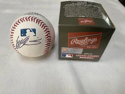 BÉISBOL firmado/autografiado por Tyler Austin Yankees firmado entrenamiento de primavera Foto 1 de 2