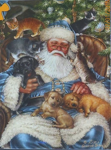 PUZZLE...JIGSAW......DILLON......Santa Nap....300.Pc.......Sealed - Picture 1 of 1