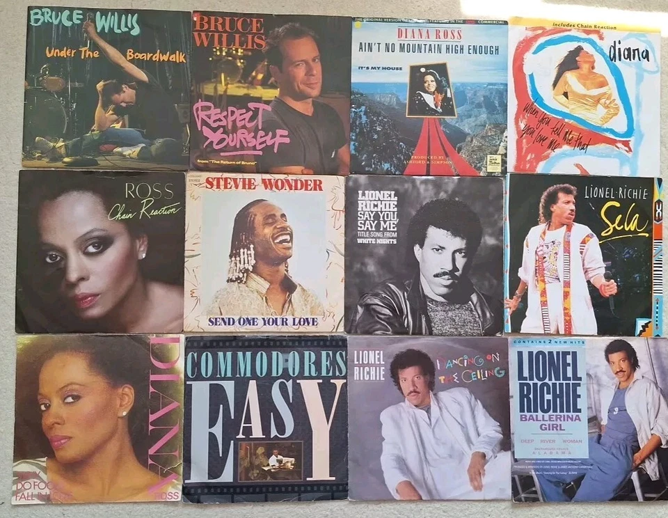 Tamla Motown X 12 Various Artists Picture Sleeves All Listed 7"Singles UK  - Image 1 of 1