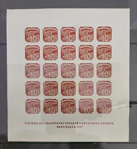 MD small LOT of CZECHOSLOVAKIA SOUVENIR SHEETS from stamp collection - Picture 1 of 2