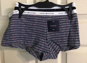 Tommy Hilfiger Confezione 2 Pantaloncini Ragazzo Tinta Unita e Grigio Con Logo Tommy Spell Out Large - Foto 1 di 5