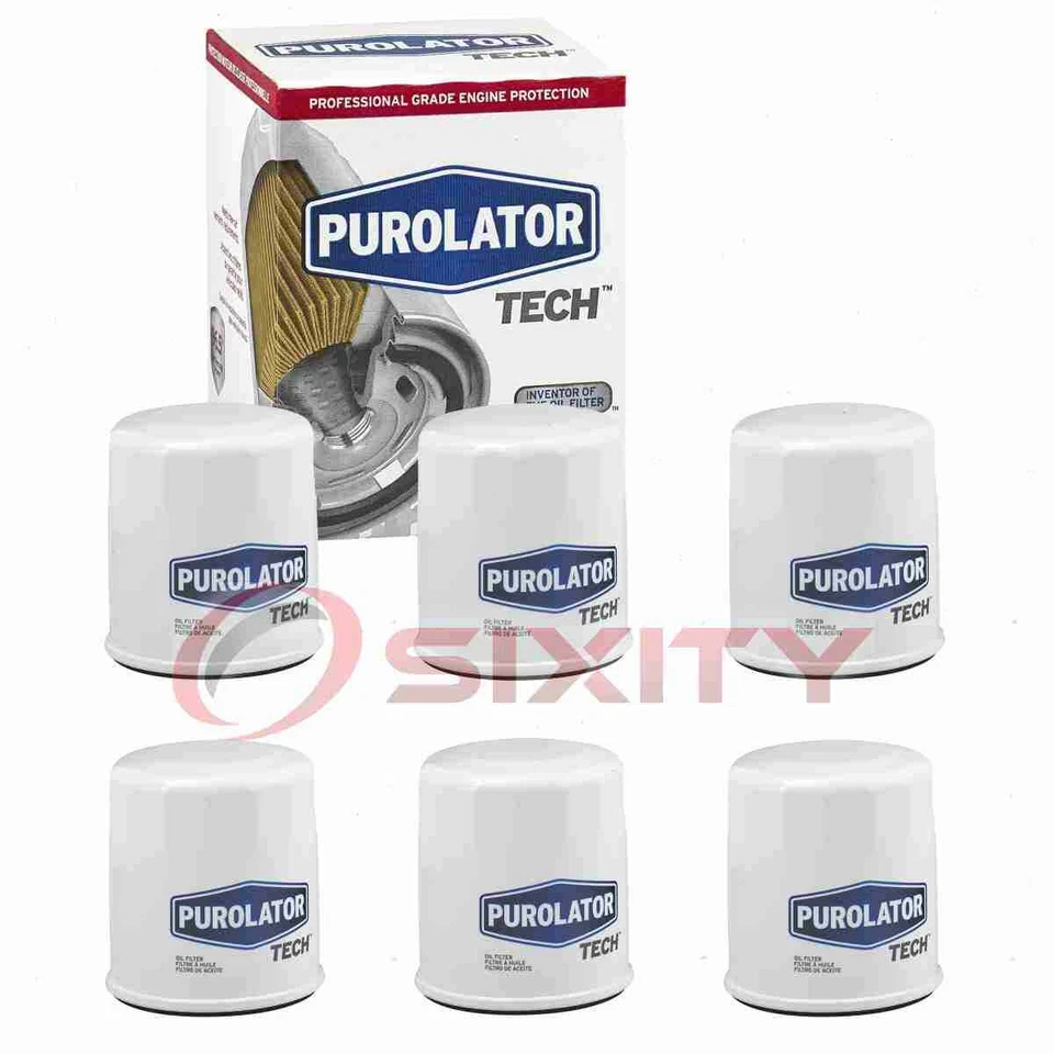 Filtros de aceite de motor Purolator TECH TL14612 6 piezas para Z91B Z79X Z222 XG9688 io Foto 1 de 4
