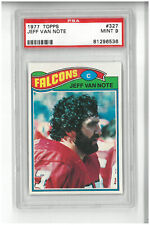 1977 Topps Jeff Van Note PSA 9 MINT card 327 Atlanta Falcons Kentucky Wildcats