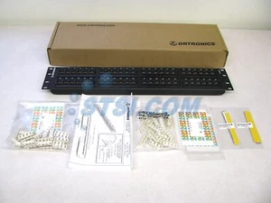 Ortronics TechChoice Cat6 48-Port Patch Panel OR-SP6U48, New Open Box ~STSI - Picture 1 of 8