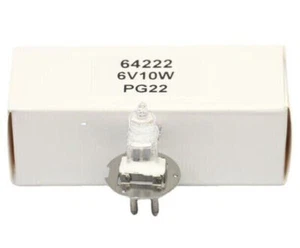 uno Para OSRAM Bombilla 64222 6V10W PG22 Ranura Lámpara Microscopio Bombilla - Imagen 1 de 1