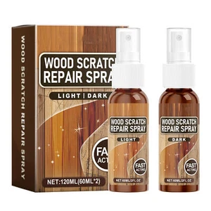 Wood Scratch Repair Instant Fix Scratch Remover Spray Floor Polish Respectable - Picture 1 of 12