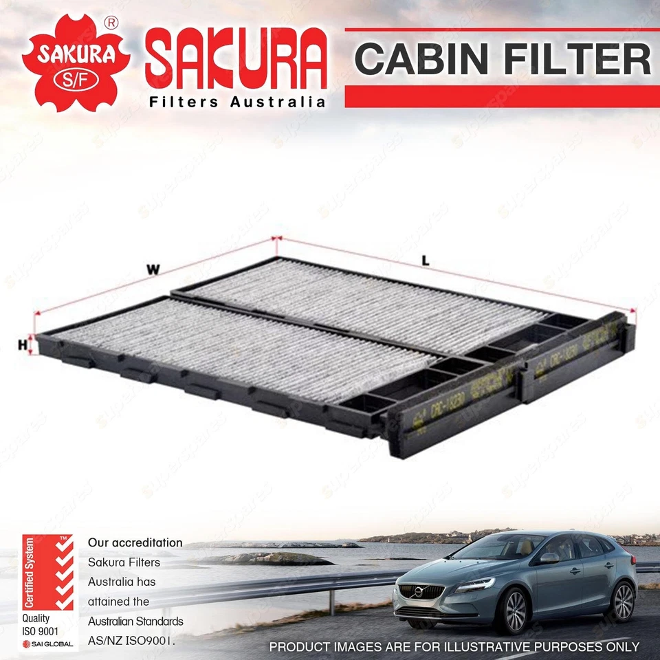 Sakura Cabin Filter for Nissan Patrol GU Y61 4Cyl 6Cyl 1997-2017 Premium Quality - image 1 of 2